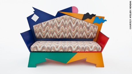 &#39;Kandissi Sofa&#39;, designed by postmodernist Alessandro Mendini in 1973 