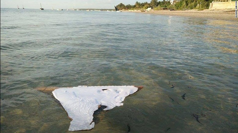 In late February 2016, American tourist Blaine Gibson found a piece of plane debris off Mozambique, a discovery that renewed hope of solving the mystery of missing Malaysia Airlines Flight 370. The piece measures 35 inches by 22 inches. A U.S. official said it was likely the wreckage came from a Boeing 777, like MH370. Others were more skeptical.