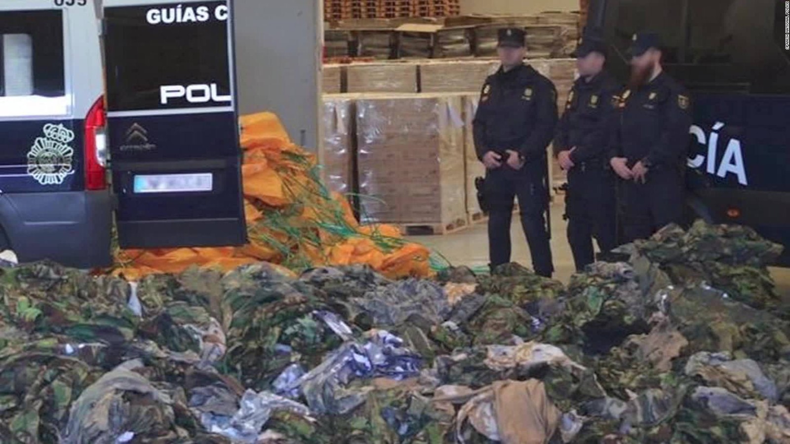 Spain seizes 20,000 ISIS, al-Nusra uniforms