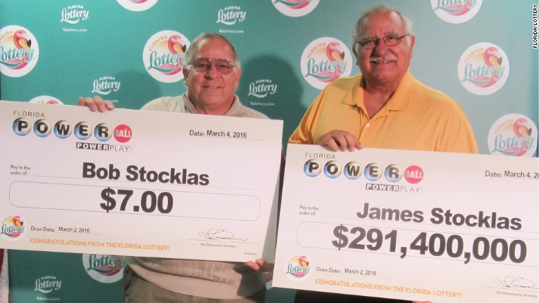 Brothers James and Bob Stocklas each bought winning lottery tickets in Florida earlier this week, and one of them hit the jackpot. 