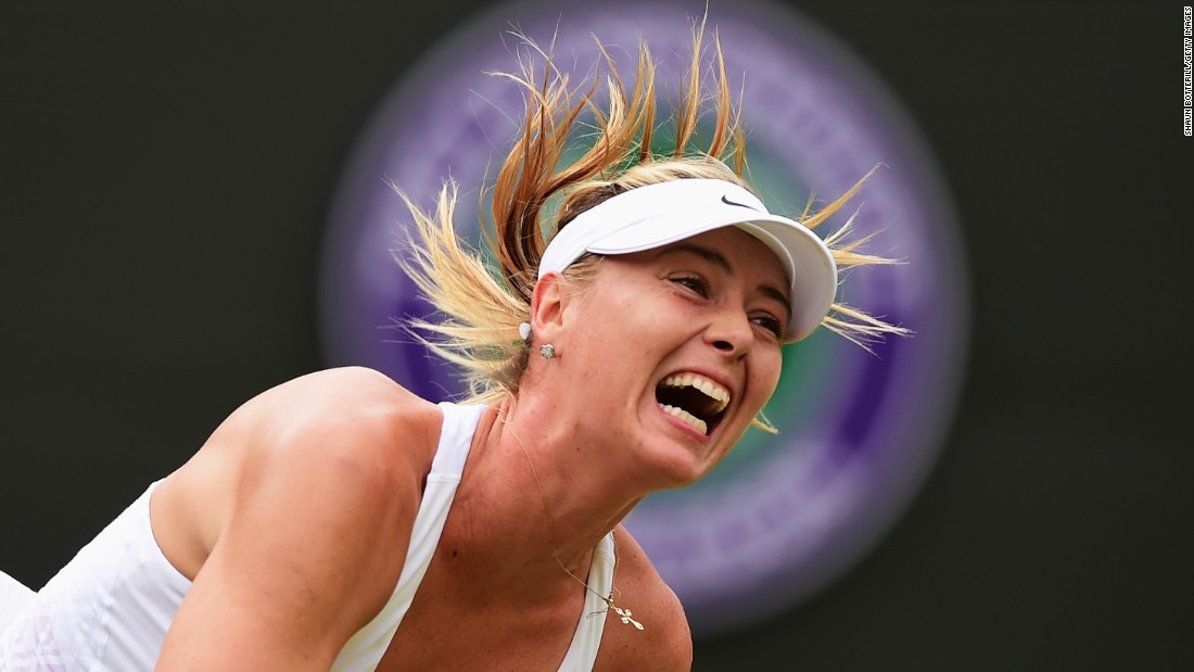 Maria Sharapova serves the ball during a Wimbledon match in July. The Russian superstar, the world&#39;s &lt;a href=&quot;http://www.cnn.com/2015/06/11/sport/forbes-magazine-floyd-mayweather-manny-pacquiao-worlds-highest-paid-athletes/&quot; target=&quot;_blank&quot;&gt;highest-paid&lt;/a&gt; female athlete, announced Monday, March 7, that she &lt;a href=&quot;http://www.cnn.com/2016/03/07/tennis/maria-sharapova-tennis-injuries/index.html&quot; target=&quot;_blank&quot;&gt;failed a drug test&lt;/a&gt; at this year&#39;s Australian Open.