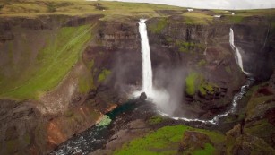 Aerial views of Iceland 