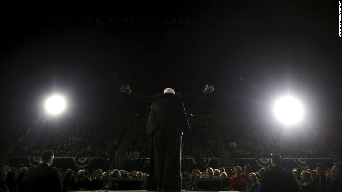 Sanders speaks at a campaign rally in Ann Arbor, Michigan, on March 7. Sanders &amp;lt;a href=&amp;quot;http://www.cnn.com/2016/03/08/politics/primary-results-highlights/&amp;quot; target=&amp;quot;_blank&amp;quot;&amp;gt;won the state&amp;#39;s primary&amp;lt;/a&amp;gt; the next day, an upset that delivered a sharp blow to Clinton&amp;#39;s hopes of quickly securing the nomination.