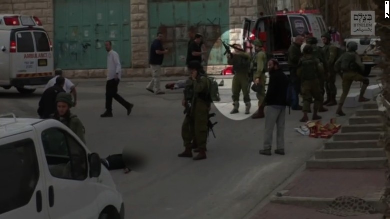 Video Shows Israeli Soldier Shooting Attack Suspect