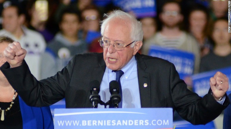 March 26, 2016 - Madison, Wisconsin, USA - Democratic presidential candidate BERNIE SANDERS is seen during a rally held in Madison, WI. (Credit Image: © Ricky Bassman via ZUMA Wire)