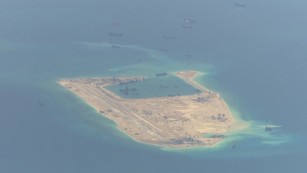 Photos reveal growth of Chinese military bases in South China Sea