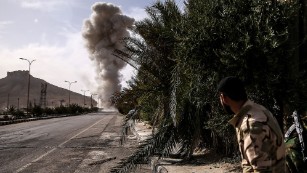 Syrian military engineers detonate mines laid by ISIS militants during an operation  to liberate the city of Palmyra, Syria, on Sunday, March 27. Syrian forces &lt;a href=&quot;http://www.cnn.com/2016/03/27/middleeast/syria-forces-capture-palmyra-city/index.html&quot; target=&quot;_blank&quot;&gt;recaptured Palmyra&lt;/a&gt; from ISIS on Sunday, months after the city fell to the Islamic extremist group, state media reported.