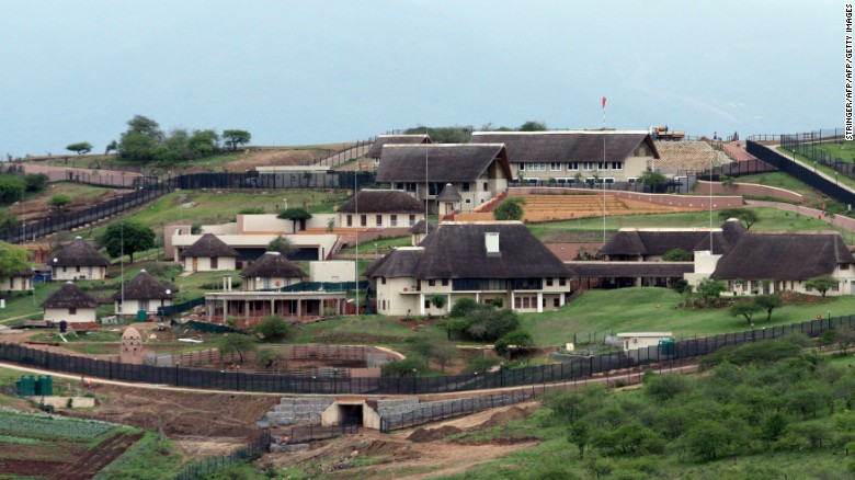 The home of President Jacob Zuma in Nkandla, which some have derisively referred as Zumaville.