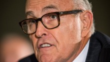 Former Mayor of New York City Rudy Giuliani testifies at a U.S. House of Representatives Committee on Homeland Security hearing at the National September 11 Memorial and Museum on September 8, 2015 in New York City. 