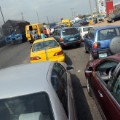 cars queuing for fuel Nigeria