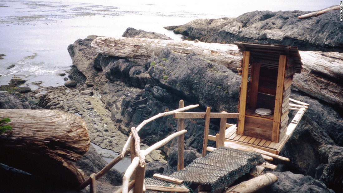 Twice-daily tides wash away the waste from this wooden outhouse. (Picture credit: &lt;a href=&quot;https://500px.com/&quot; target=&quot;_blank&quot;&gt;500px&lt;/a&gt;)