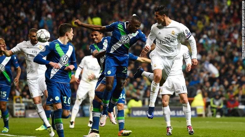 Ronaldo scored twice within two minutes, the second a glancing header into the far corner.