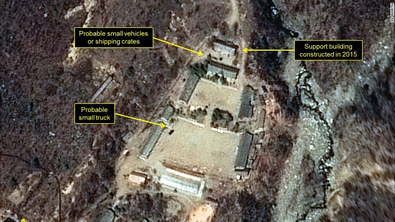 Earlier this week, 38 North released satellite images it said showed Pyongyang was preparing for a missile launch.