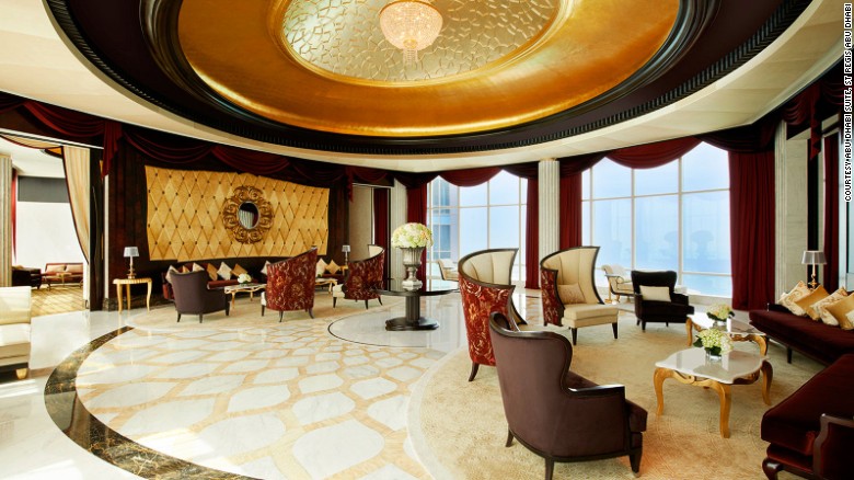 Big views, big money: The Abu Dhabi Suite at the St Regis. 