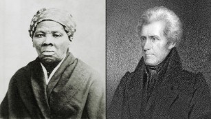 Harriet Tubman and Andrew Jackson