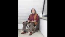 Karl-Heinz Oster is a enthusiast for old guns. Here he holds one from the 19th century.