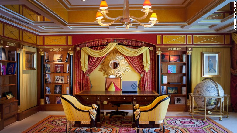 Rococo rendezvous: The Burj Al Arab&#39;s Royal Suite.
