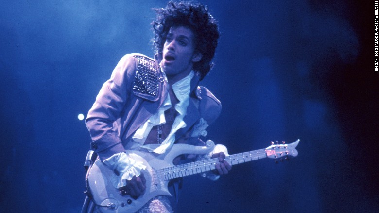 Prince performs live at the Fabulous Forum in 1985, in Inglewood, California.