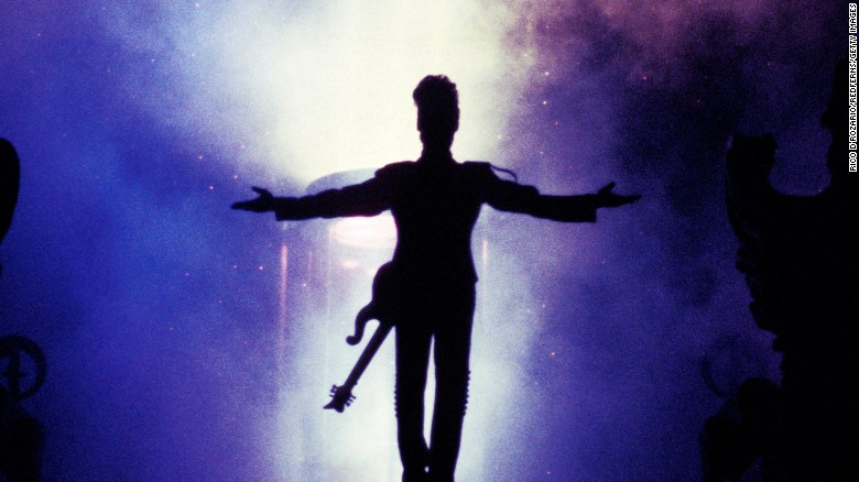 UNSPECIFIED - JANUARY 01: Photo of PRINCE; Prince performing on stage, silhouette (Photo by Rico D&#39;Rozario/Redferns)