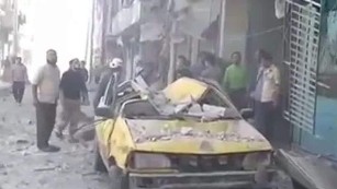 Aleppo airstrkes continue