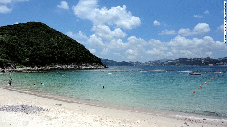 The area has some of the cleanest and clearest water in all of Hong Kong, making it a good snorkeling destination. 