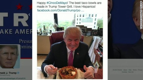 Eric Trump talks about his father&amp;#39;s Cinco de Mayo tweet