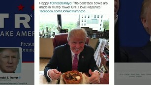 Eric Trump talks about his father&#39;s Cinco de Mayo tweet