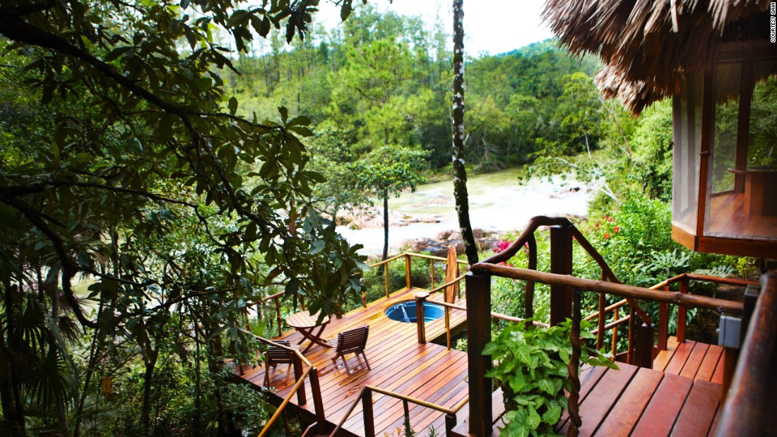 The jungles of Belize offer a welcome refuge from the pounding Caribbean sun. Ecotourism gem GaÃ¯a Riverlodge peeks over a waterfall and a river that powers it. 