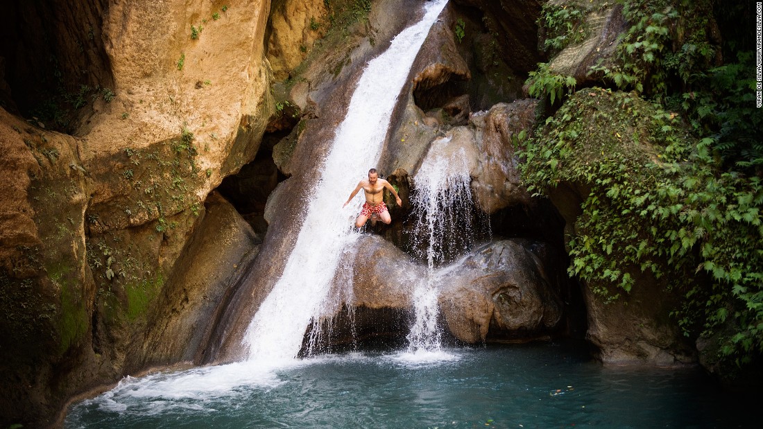 The Bassins Bleu near Jacmel in southern Haiti provide a somewhat hidden, but overwhelmingly worthwhile, expedition.