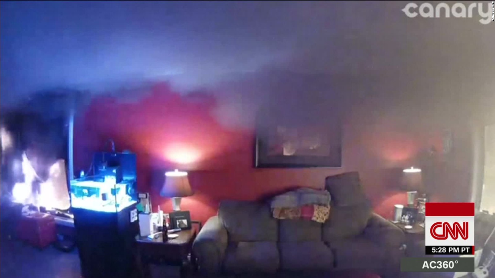 Video shows home burn from Fort McMurray fire