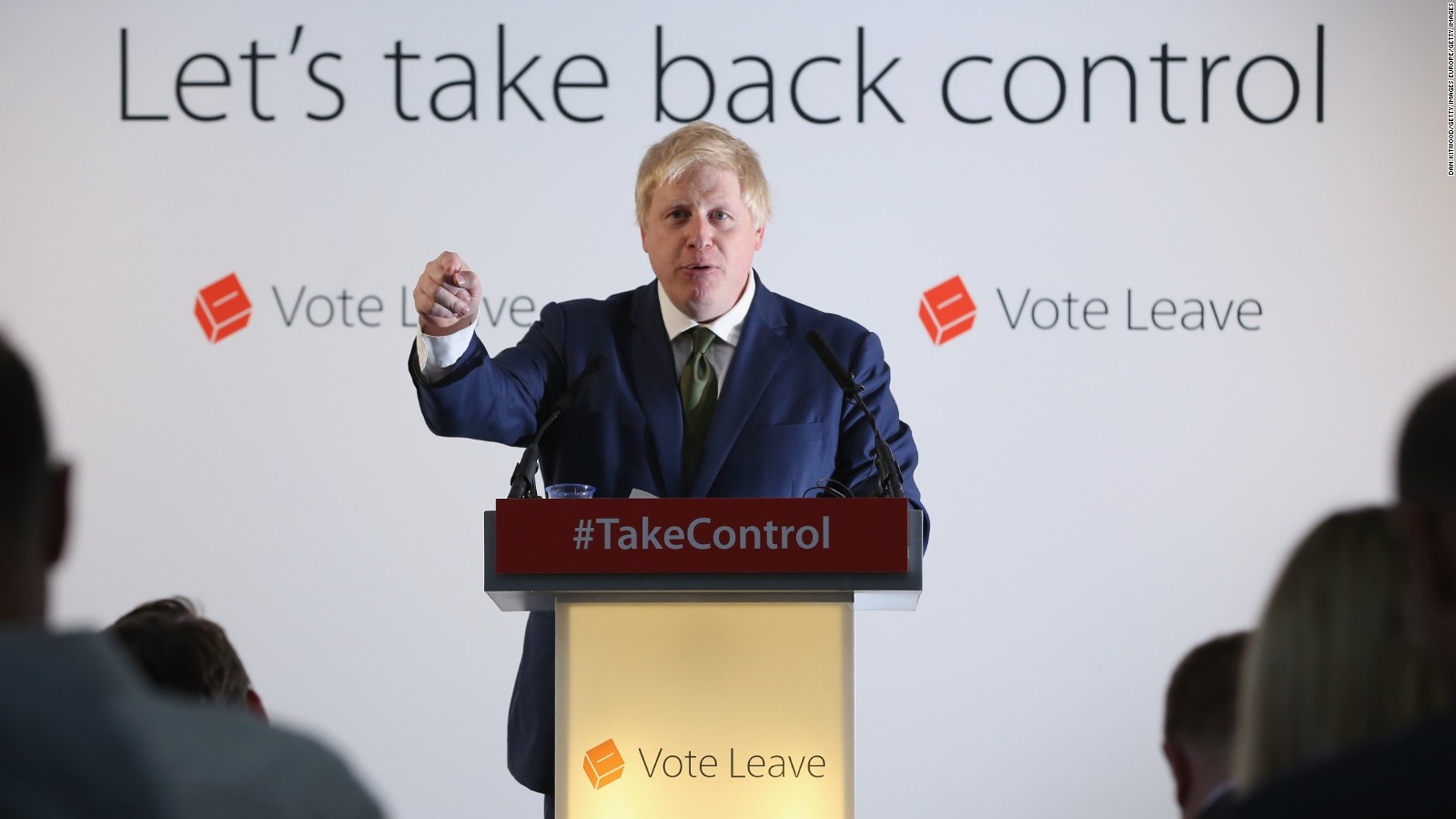 British lawmaker Boris Johnson makes his case for leaving the EU Monday.