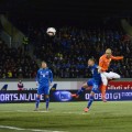  Ari Freyr Skulason and Arjen Robben iceland football 