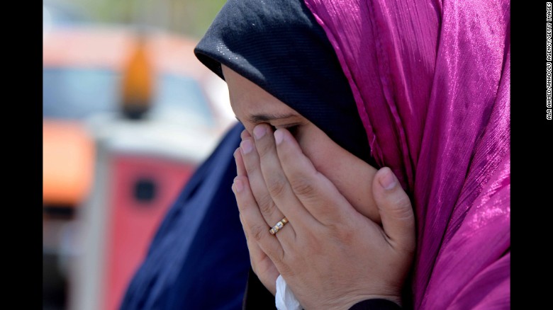 A relative of a passenger on board missing EgyptAir Flight 804 waits for news at Cairo International Airport in Egypt on Thursday, May 19. The &lt;a href=&quot;http://www.cnn.com/2016/05/18/middleeast/egyptair-flight-disappears/index.html&quot; target=&quot;_blank&quot;&gt;Airbus A320 vanished&lt;/a&gt; from radar over the Mediterranean with 66 people aboard.