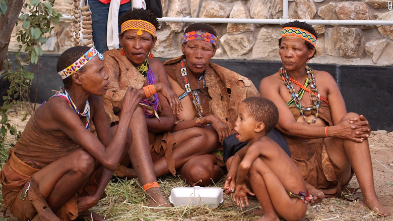 Today many Basarwa can be found in resettlement villages, where some struggle to pass on their traditions to the following generation. Sekele says that as children sent to school learn other languages, like English, there&#39;s a threat to their native tongue. 