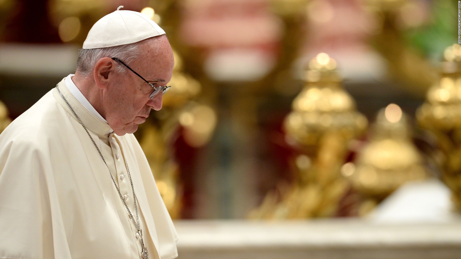Pope Francis reacted in horror to Sunday's shooting in Orlando, the Vatican said.