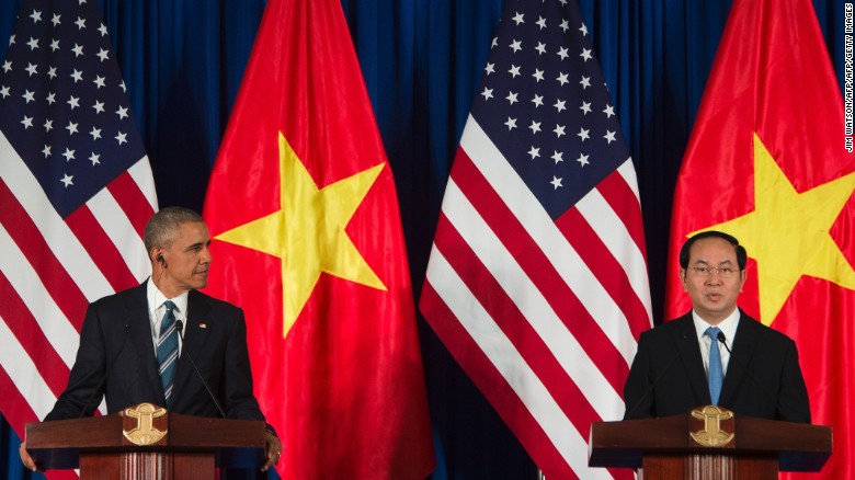 U.S. and Vietnam agree to strengthen ties
