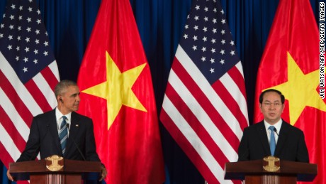 U.S. and Vietnam agree to strengthen ties