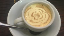 Vietnamese "egg coffee" is more dessert than drink. Creamy soft, meringue-like egg white foam is perched on the dense Vietnamese coffee.