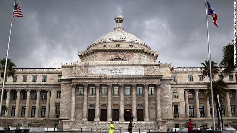The Puerto Rican Capitol building.