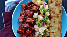 Adagala's <a href="http://www.kaluhiskitchen.com/sweet-and-sour-pork-with-pineapple-salsa/" target="_blank">sweet and sour pork with pineapple salsa</a> is made with pork marinated in passion fruit, and a salsa made from pineapples, cayenne pepper, onions and coriander. 