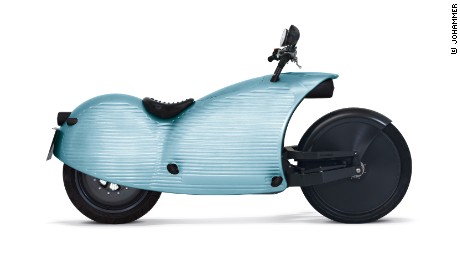 The creator's of the Johammer J1 adopted a radically different approach to motorcyle design.