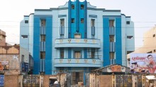 These theaters combine Modernist design elements and traditional Indian aesthetics. 