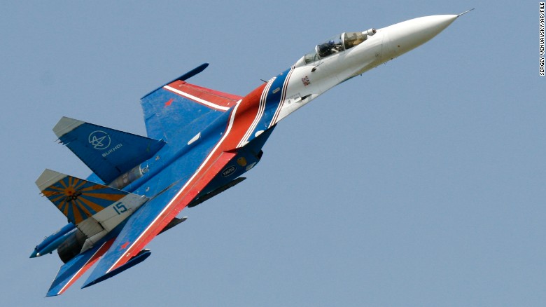 Russia has grounded its Sukhoi Su-27 fighter jets while a crash of one is investigated.