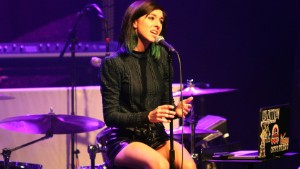 FILE - In this March 2, 2016 file photo, Christina Grimmie performs as the opener for Rachel Platten at Center Stage Theater, in Atlanta. Florida authorities say &quot;The Voice&quot; star Grimmie is in critical condition after being shot at a concert venue in Orlando by a suspect who then fatally shot himself after being tackled by the singer-songwriters brother. Orlando Police Department officials tell WKMG-TV that Grimmie was shot Friday night, June 10, 2016, at The Plaza Live, where she was scheduled to perform. (Photo by Katie Darby/Invision/AP, File)