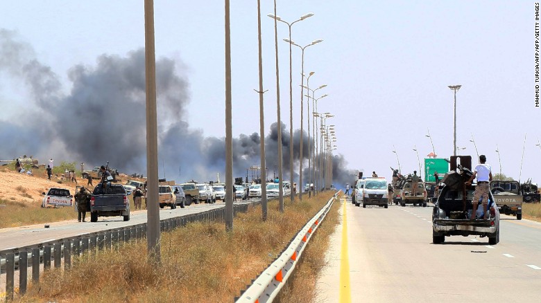 Libyan forces taking back ISIS stronghold