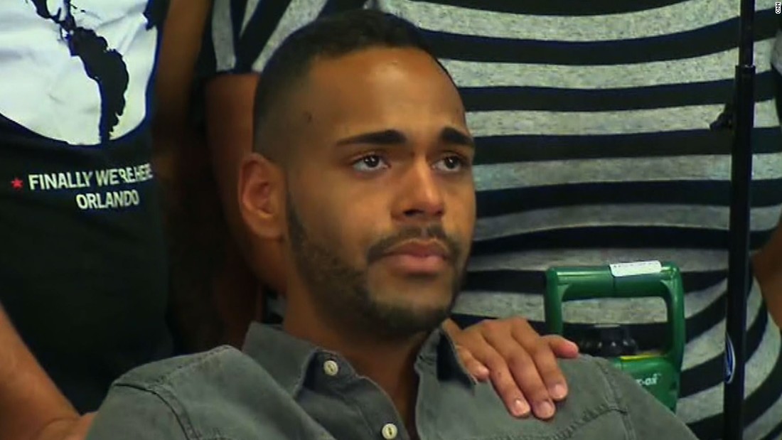 Orlando shooting survivor, Angel Colon.