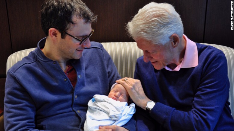 Chelsea Clinton gives birth to a baby boy, her second child