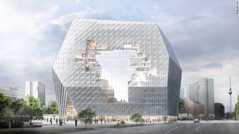 Το & # 39? Συνεργατική Cloud & # 39?  σχεδιάστηκε ως νέα έδρα για μία από τις μεγαλύτερες ψηφιακές εκδοτικούς οίκους στην Ευρώπη και αποτελείται από ευέλικτες και άτυπες θέσεις εργασίας.