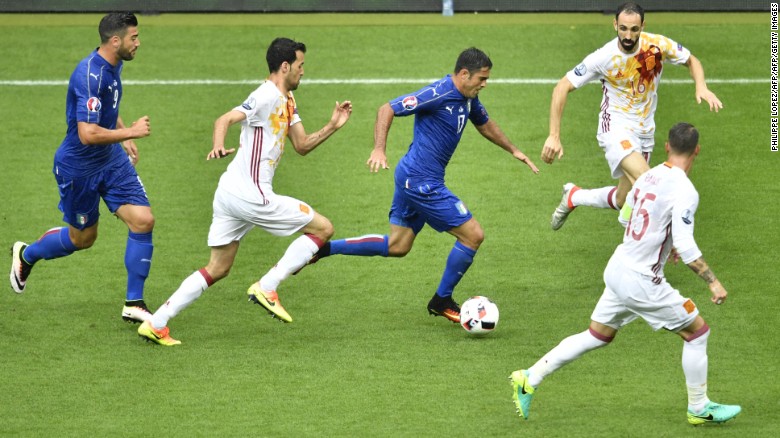 Eder was a constant nuisance as Italy claimed victory in Paris.
