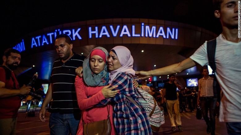 People flee the scene of a terror attack at Istanbul&#39;s Ataturk airport on June 29. Turkish officials have strong evidence that ISIS leadership was involved in the planning of the attack, a senior government source told CNN. Officials believe the men -- identified by state media as being from Russia, Uzbekistan and Kyrgyzstan -- entered Turkey from the ISIS stronghold of Raqqa in Syria, bringing with them the suicide vests and bombs used in the attack, &lt;a href=&quot;http://www.cnn.com/2016/06/30/europe/turkey-istanbul-ataturk-airport-attack/&quot; target=&quot;_blank&quot;&gt;the source said.&lt;/a&gt;